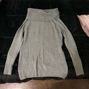 off the shoulder sweater dress